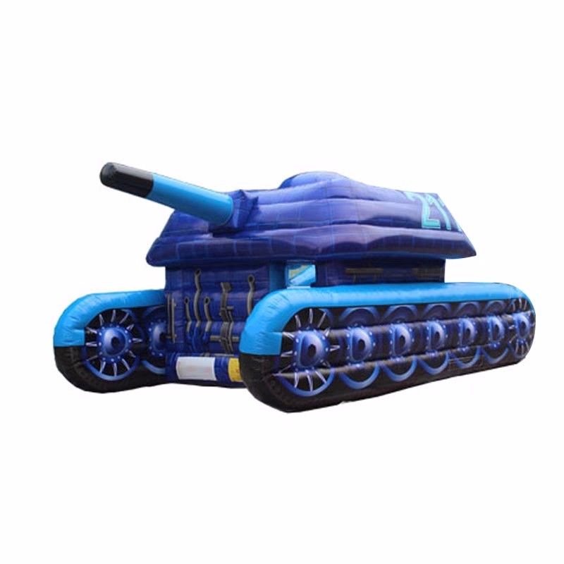 武鸣蓝色充气坦克